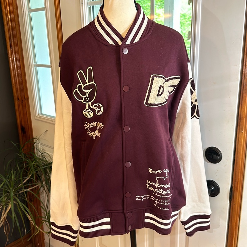 DJAB Varsity Jacket-Style Sweater